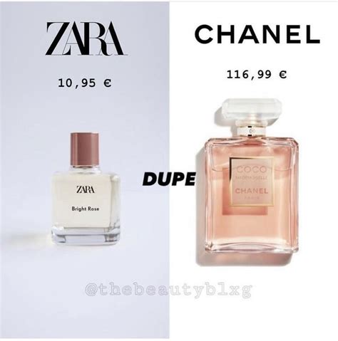 zara chanel coco mademoiselle